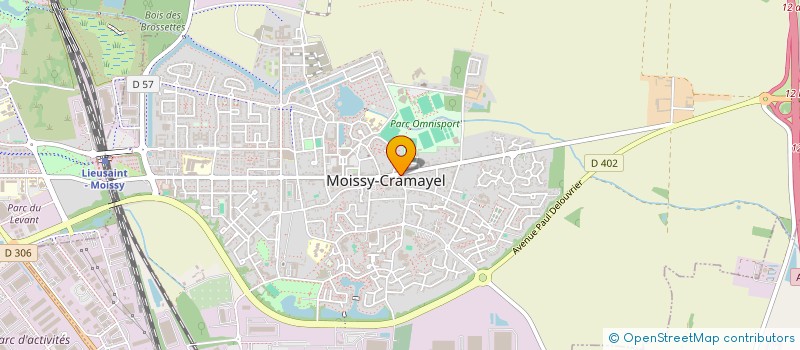 localisation de l'entreprise CLIMATPUR MAINTENANCE à MOISSY-CRAMAYEL