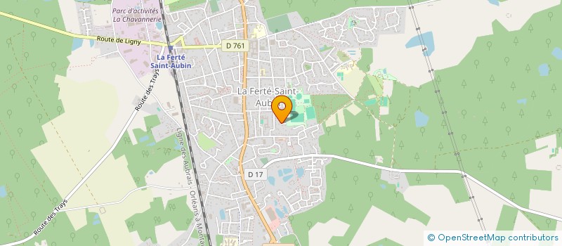 localisation de l'entreprise CLIMAVIA à LA FERTE-SAINT-AUBIN