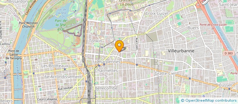 localisation de l'entreprise CLIMAVIV  VILLEURBANNE