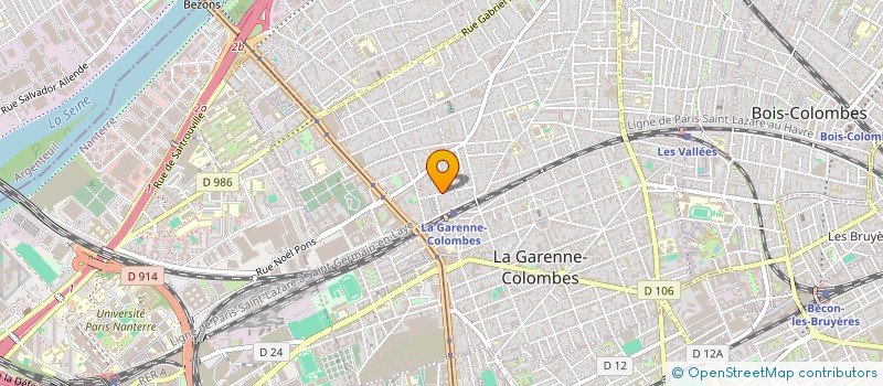 localisation de l'entreprise CLIMAX à COLOMBES