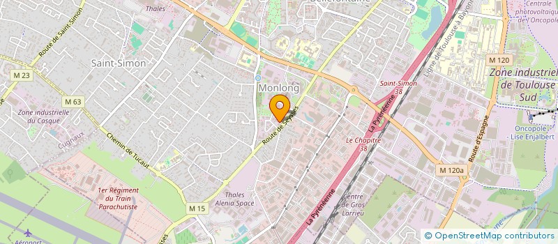 localisation de l'entreprise CLIMAX ELEC à TOULOUSE