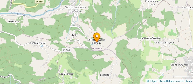 localisation de l'entreprise CLIMAY à VAUGNERAY