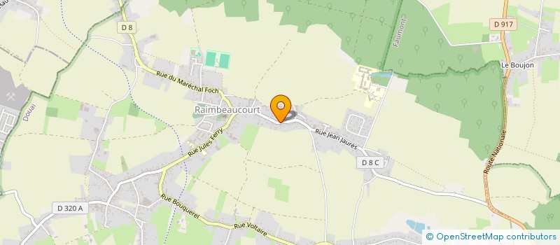 localisation de l'entreprise CLIMAZUR  RAIMBEAUCOURT