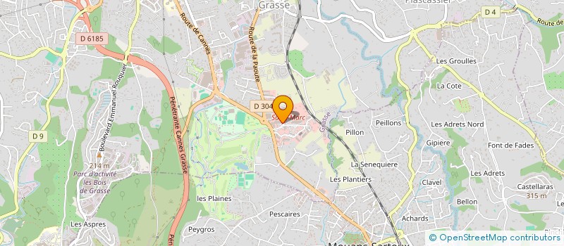 localisation de l'entreprise CLIMB-ONE  GRASSE