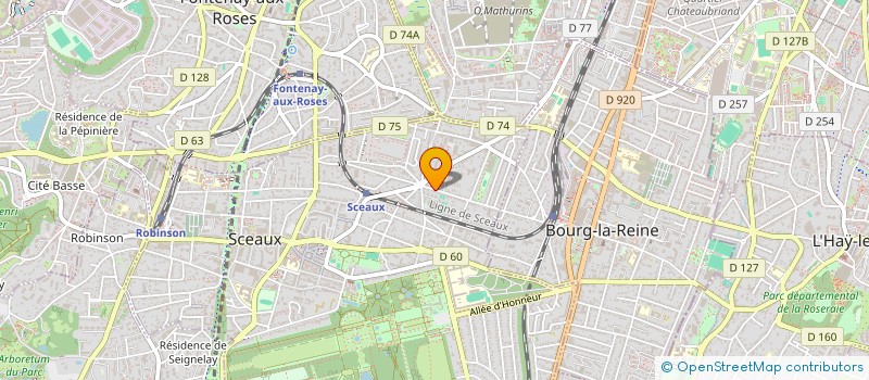 localisation de l'entreprise CLIMB'OUT à SCEAUX
