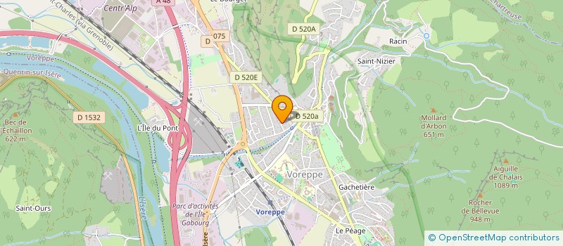 localisation de l'entreprise CLIMB2GETHER  VOREPPE