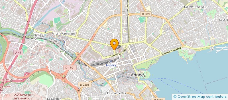 localisation de l'entreprise CLIMBER à ANNECY