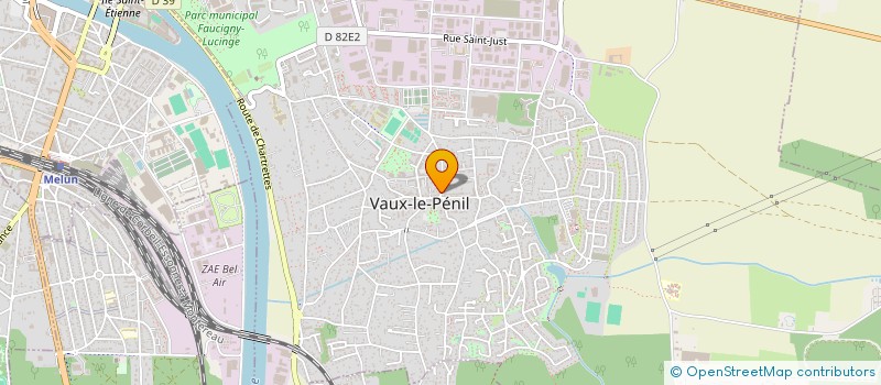 localisation de l'entreprise CLIMCONTROL à VAUX-LE-PENIL