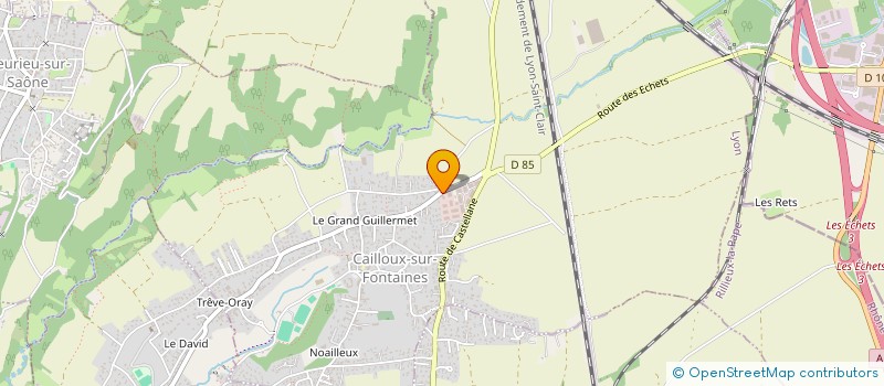 localisation de l'entreprise CLIMDAL  CAILLOUX-SUR-FONTAINES