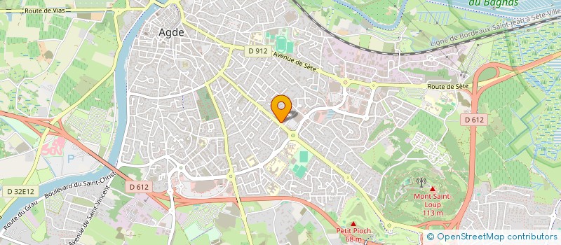 localisation de l'entreprise CLIMECO à AGDE