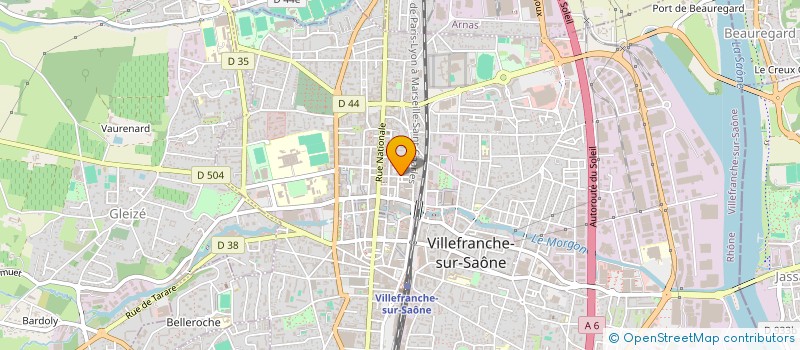 localisation de l'entreprise CLIMEFROID à VILLEFRANCHE-SUR-SAONE