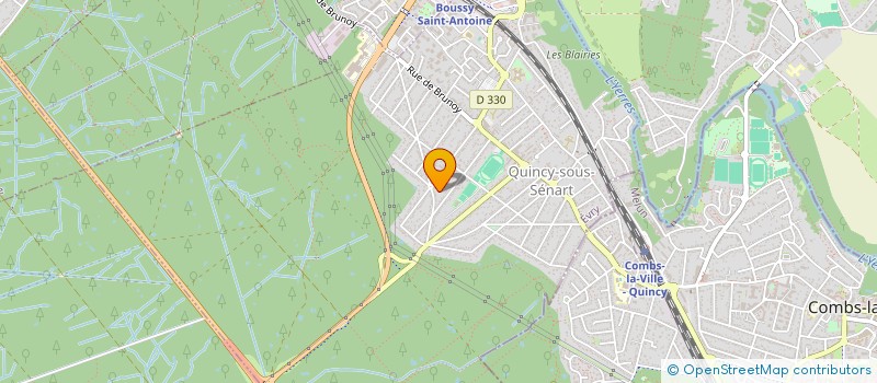 localisation de l'entreprise CLIMELEC.IDF  QUINCY-SOUS-SENART