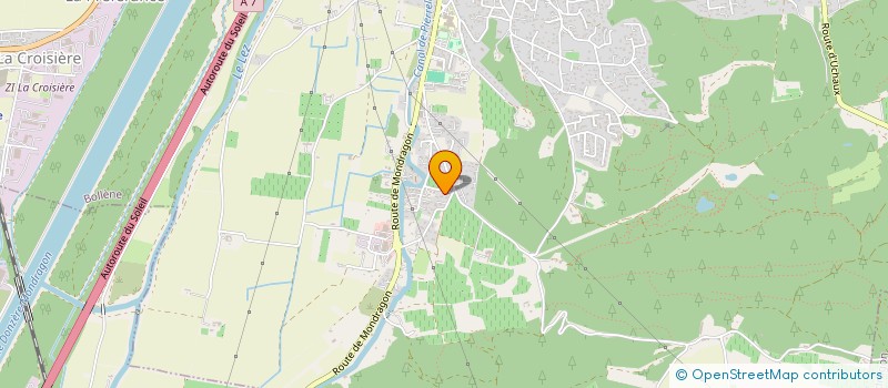 localisation de l'entreprise CLIMELEC SYSTEM  BOLLENE