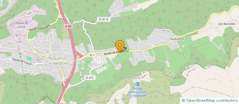 localisation de l'entreprise CLIMELEC13  ROQUEFORT-LA-BEDOULE