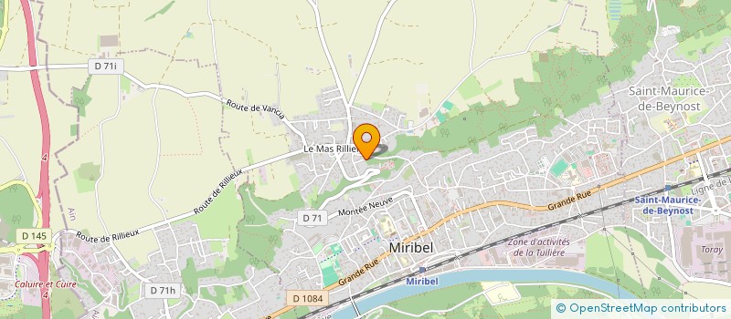 localisation de l'entreprise CLIMEO SERVICES  MIRIBEL
