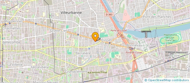 localisation de l'entreprise CLIMFULL  VILLEURBANNE