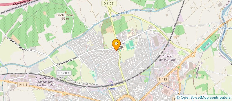 localisation de l'entreprise CLIMLOFT à LUNEL