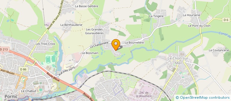 localisation de l'entreprise CLIMM  PORNIC