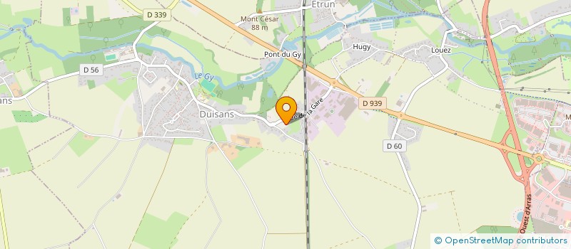 localisation de l'entreprise CLIMMO  DUISANS