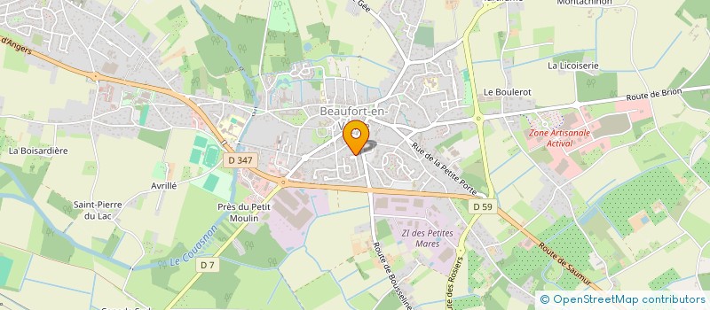 localisation de l'entreprise CLIMMO  BEAUFORT-EN-ANJOU