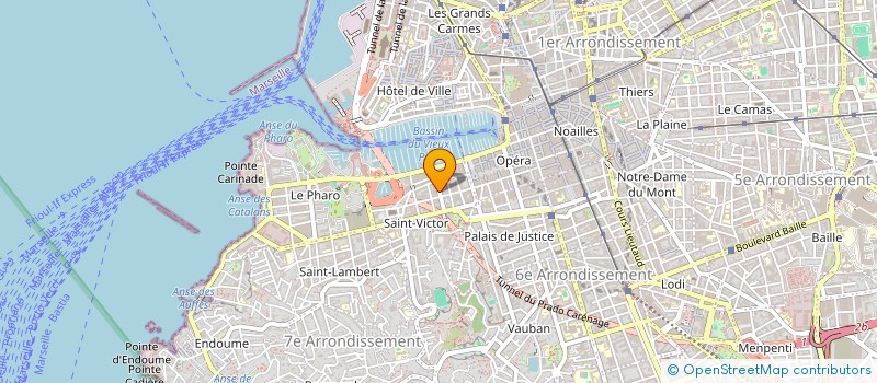 localisation de l'entreprise CLIMOTOP à MARSEILLE