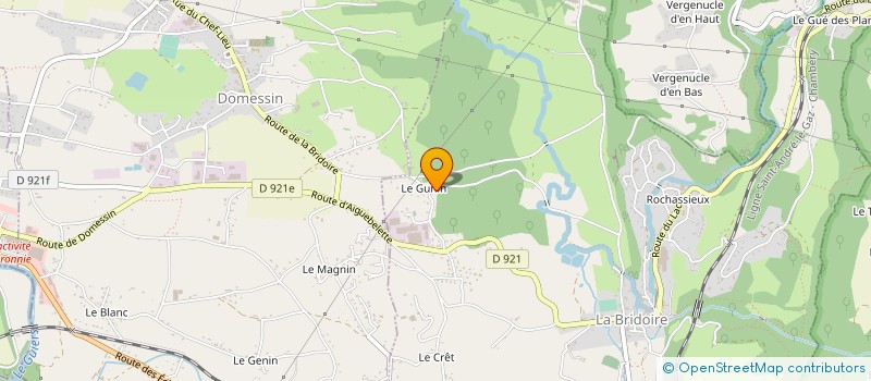 localisation de l'entreprise CLIMPAC CONFORT  DOMESSIN