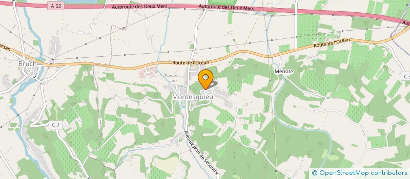 localisation de l'entreprise CLIMPOSE  MONTESQUIEU