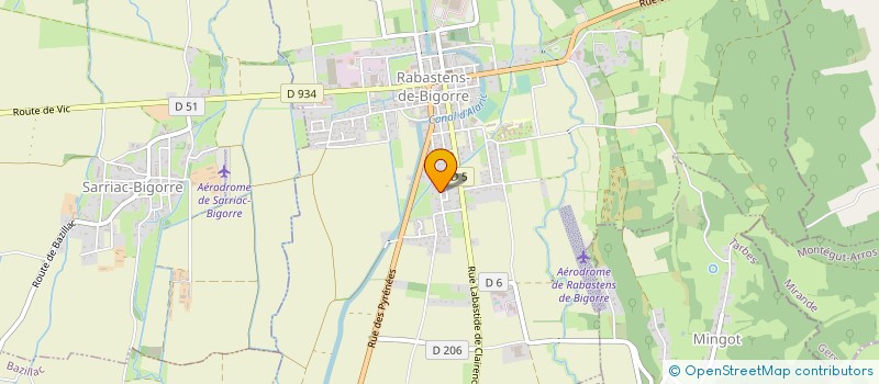 localisation de l'entreprise CLIMSOL à RABASTENS-DE-BIGORRE
