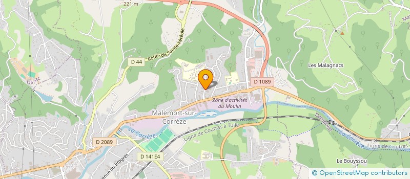 localisation de l'entreprise CLIMSURE CORREZE CANTAL  MALEMORT