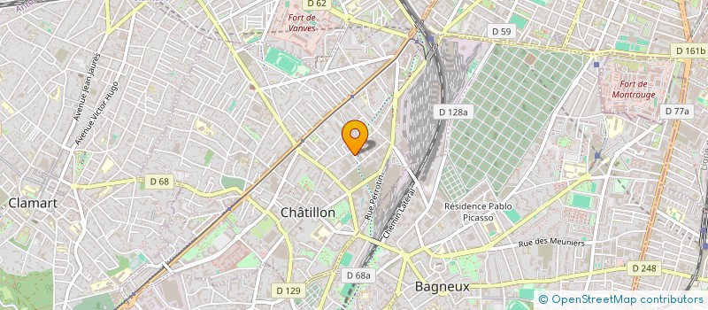 localisation de l'entreprise CLIMSYSTEM à CHATILLON