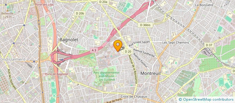 localisation de l'entreprise CLIMTIME à MONTREUIL