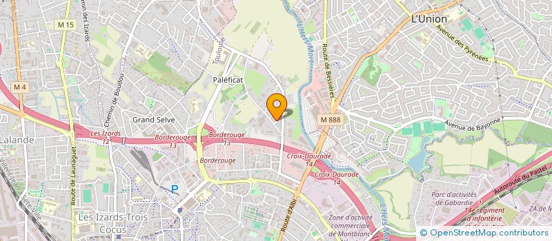 localisation de l'entreprise CLIMZONE à TOULOUSE