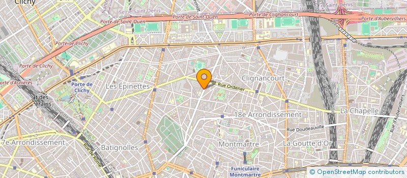 localisation de l'entreprise CLIN D'OEIL à PARIS