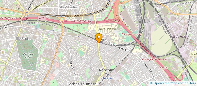 localisation de l'entreprise CLIN D OEIL à LILLE