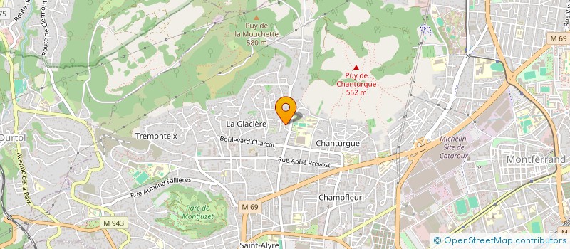 localisation de l'entreprise CLIN D'OEIL  CLERMONT-FERRAND