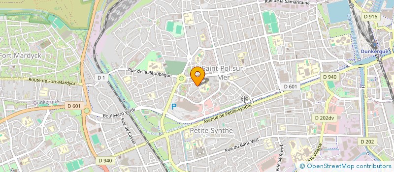 localisation de l'entreprise CLIN D OEIL à DUNKERQUE