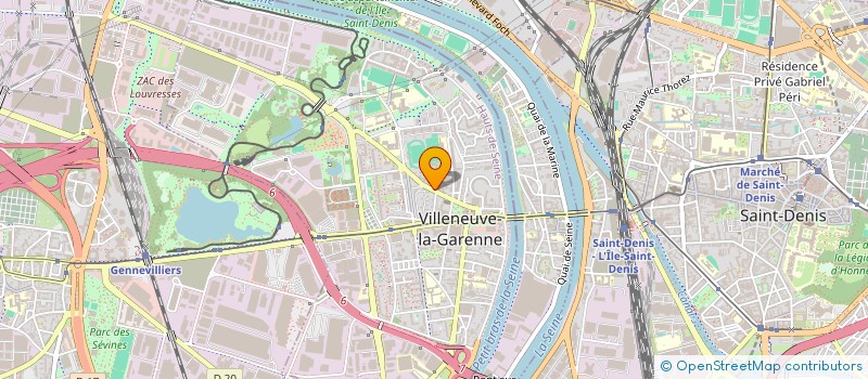 localisation de l'entreprise CLIN D'OEIL à VILLENEUVE-LA-GARENNE