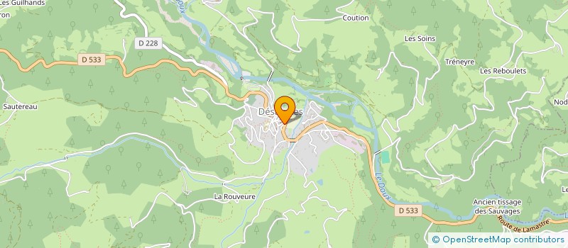 localisation de l'entreprise CLIN D'OEIL  DESAIGNES