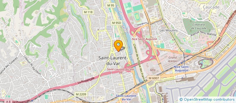 localisation de l'entreprise CLIN D'OEIL à SAINT-LAURENT-DU-VAR