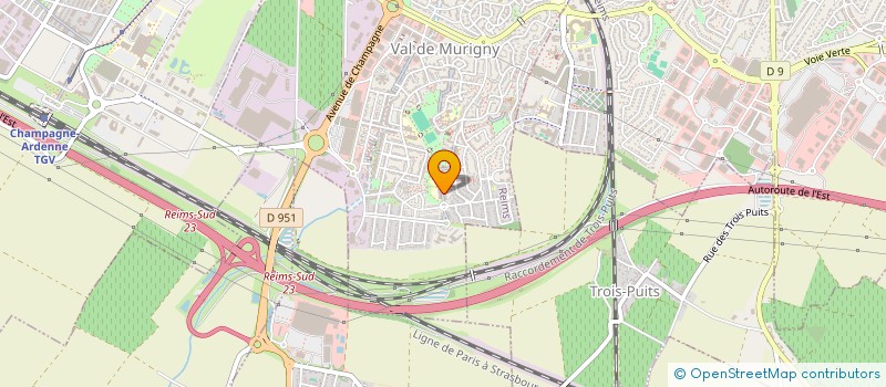 localisation de l'entreprise CLIN D'OEIL  REIMS