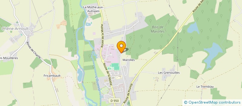 localisation de l'entreprise CLIN D'OEIL CIE DE COMEDIENS AMATEURS  CHARNY OREE DE PUISAYE