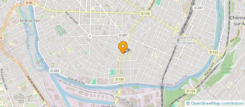 localisation de l'entreprise CLIN D'OEIL COM'  SAINT-MAUR-DES-FOSSES