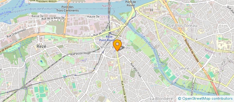 localisation de l'entreprise CLIN D'OEIL EVASION  REZE