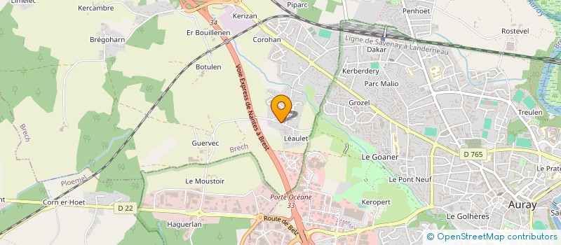 localisation de l'entreprise CLIN D'OEIL EVENEMENT à BRECH