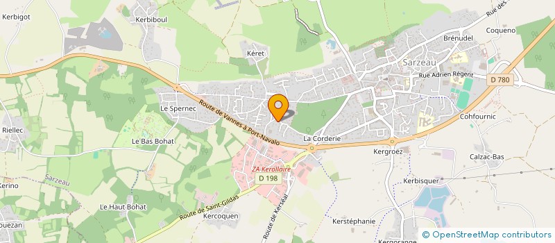 localisation de l'entreprise CLIN D'OEIL PROPRETE  SARZEAU