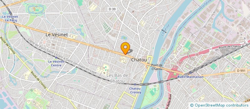 localisation de l'entreprise CLIN D'ONGLE à CHATOU