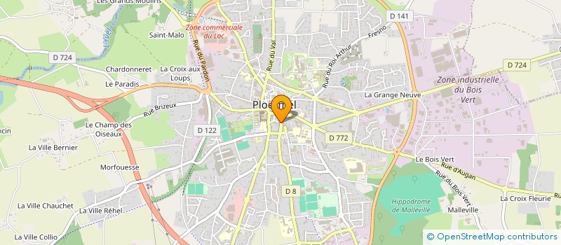 localisation de l'entreprise CLIN JOUANNIC  PLOERMEL