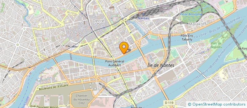localisation de l'entreprise CLIN MEDECINE ESTHET LASER ARC ATLANT à NANTES