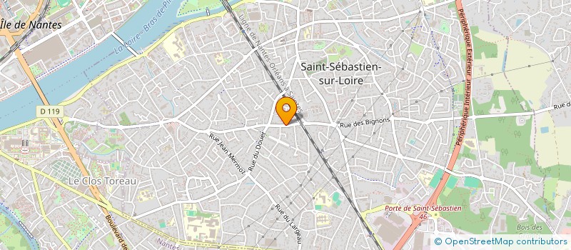 localisation de l'entreprise CLIN PROPRETE MULTI-SERVICES  SAINT-SEBASTIEN-SUR-LOIRE