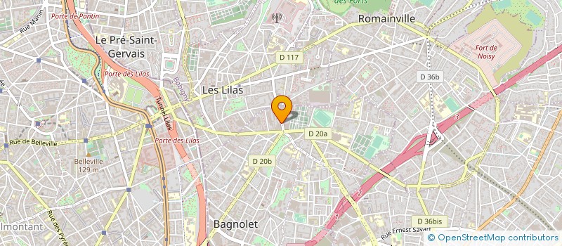 localisation de l'entreprise CLINADENT BAGNOLET à BAGNOLET